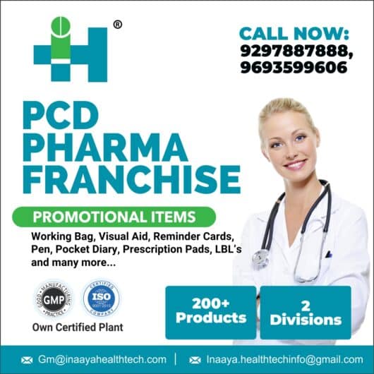 Inaaya Healthtech – Best PCD Pharma Franchise with Monopoly Rights