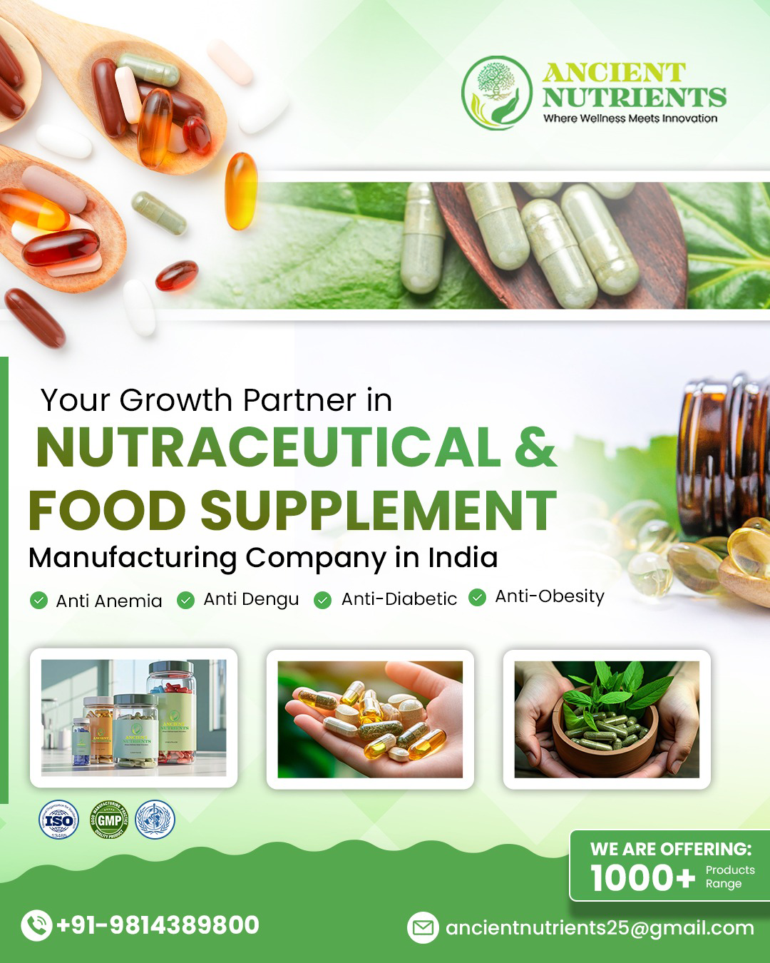 Ancient Life Sciences – Best Third Party Pharma Manufacturer in India